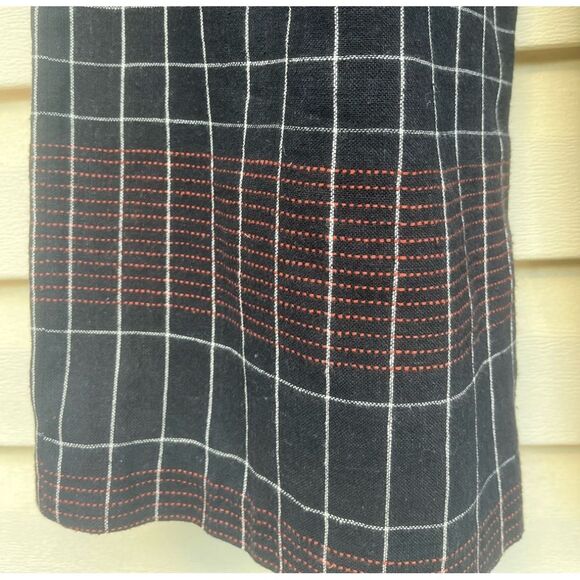 Arcana blue/purple/white geometrical pattern ankle,wide leg pants, side zipper,4 - Picture 5 of 8